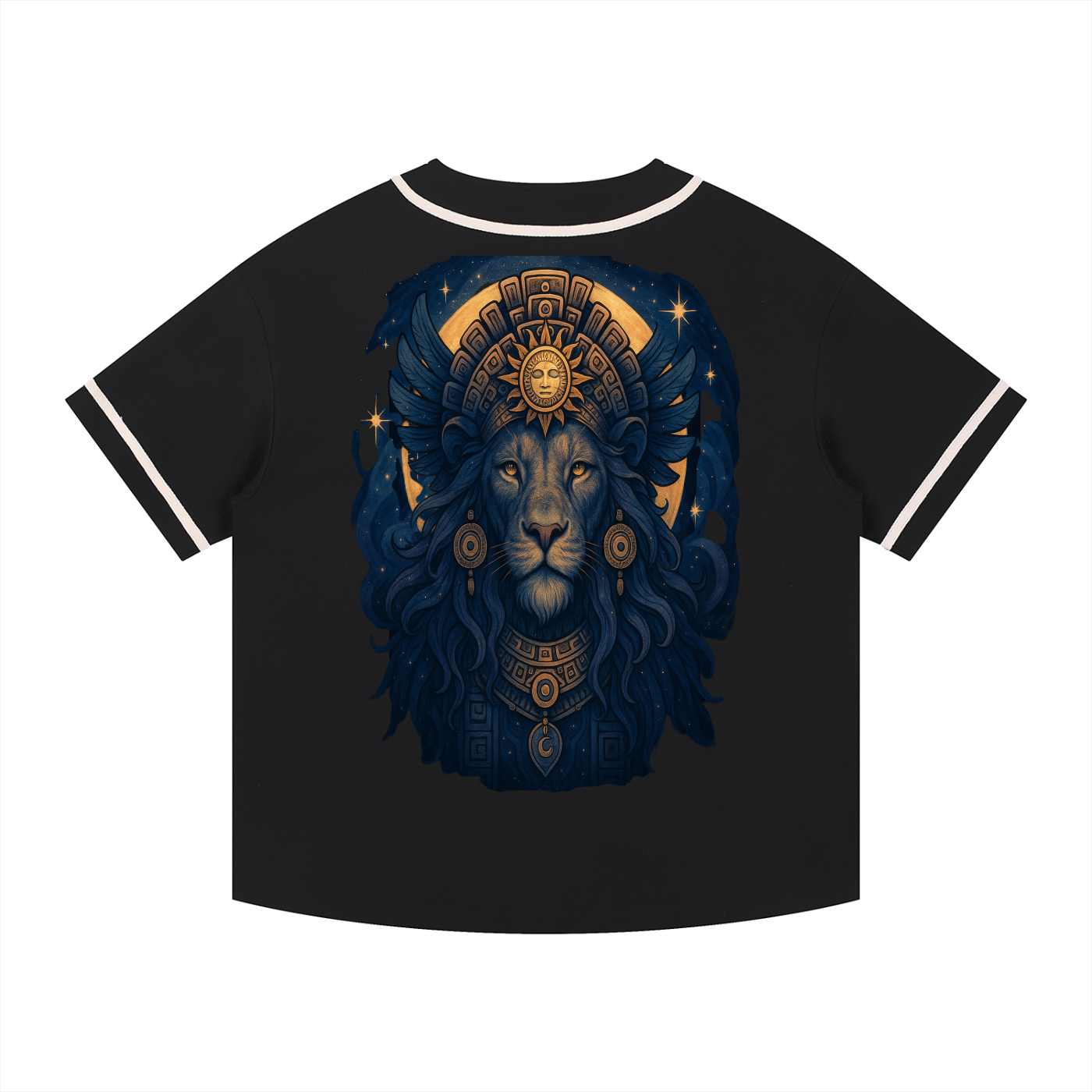 Lions Gate Contrast Piped Button-Up Jersey