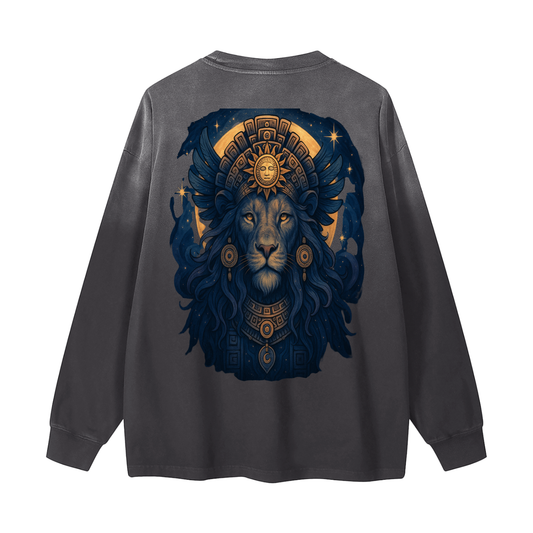 Lions Gate Gradient Vintage Washed Long Sleeve Tee - 270 GSM