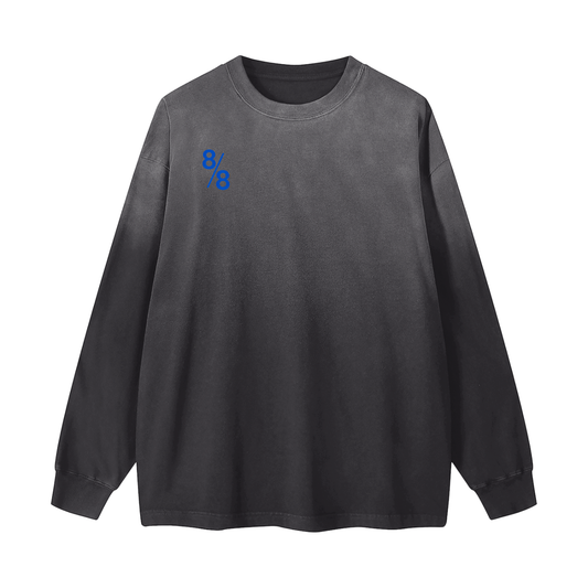 Lions Gate Gradient Vintage Washed Long Sleeve Tee - 270 GSM